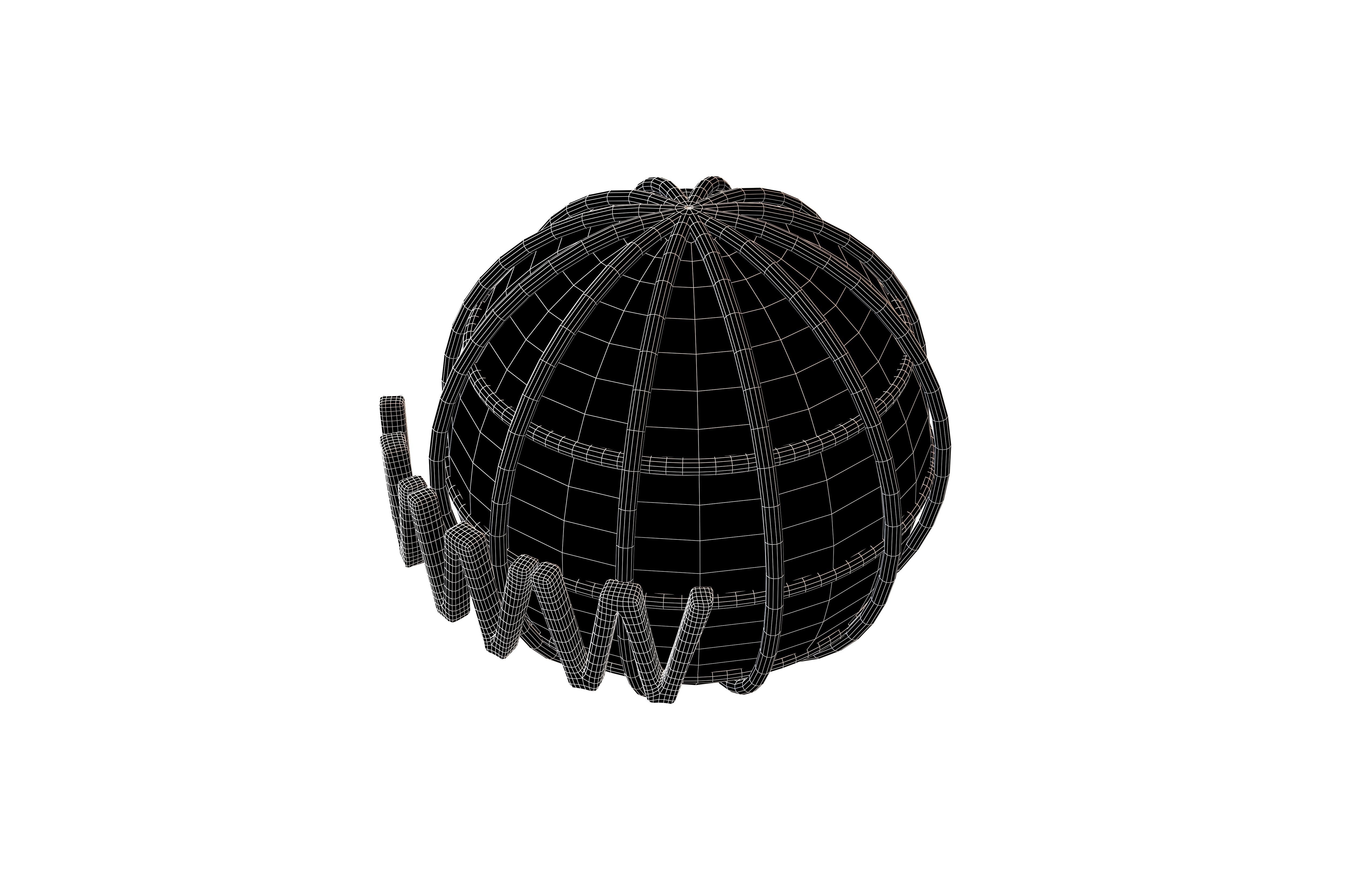 WWW Icon v2 004 Low-poly 3D model_6