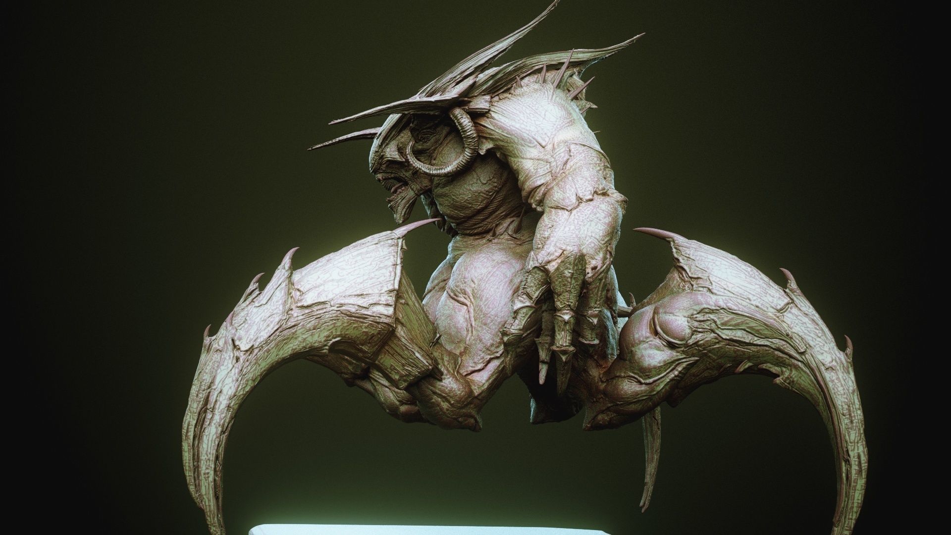 DEMON part four 40 Legs with Blendshapes 3D model_26