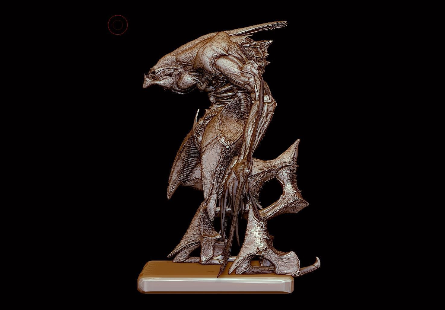 DEMON part four 40 Legs with Blendshapes 3D model_24