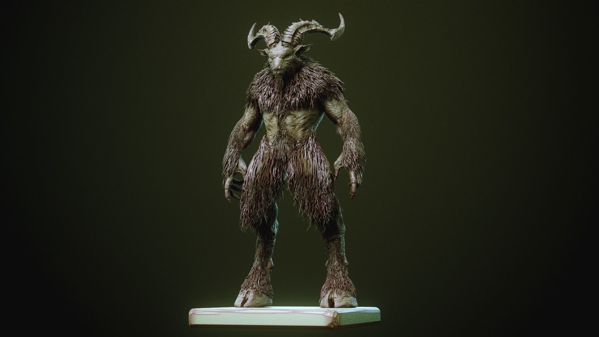 DEMON part four 40 Legs with Blendshapes 3D model_20