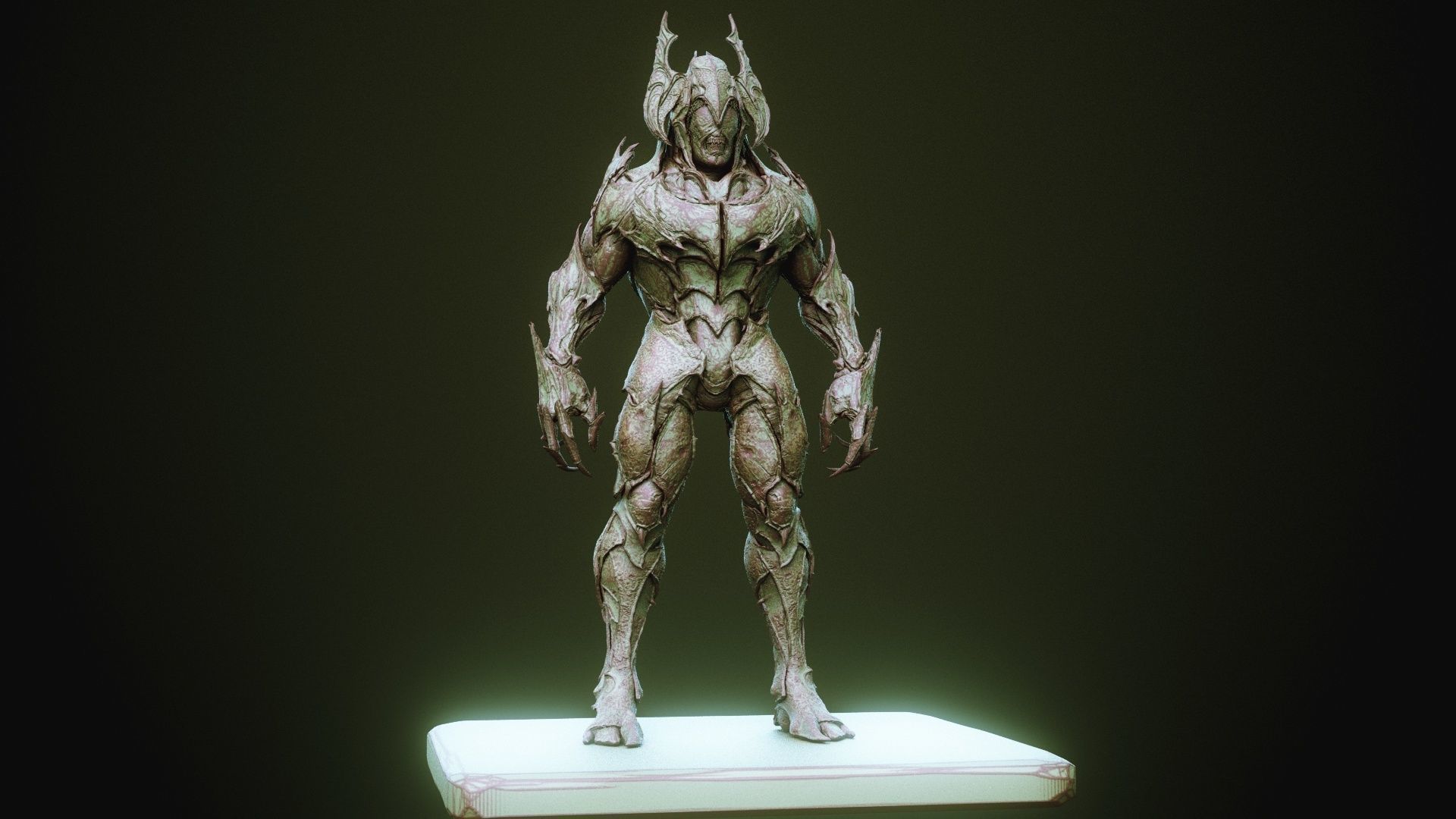 DEMON part four 40 Legs with Blendshapes 3D model_16