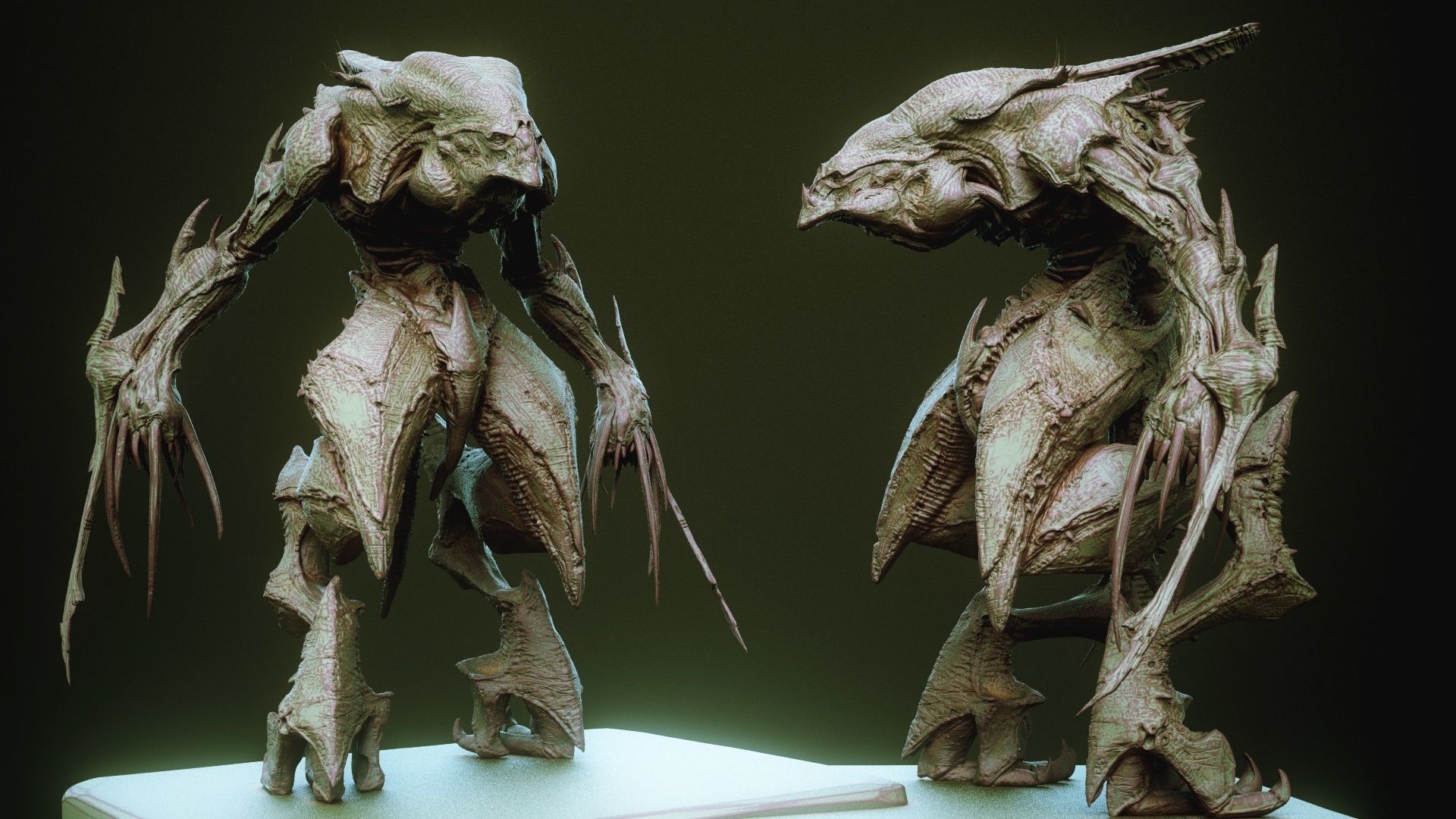 DEMON part four 40 Legs with Blendshapes 3D model_14