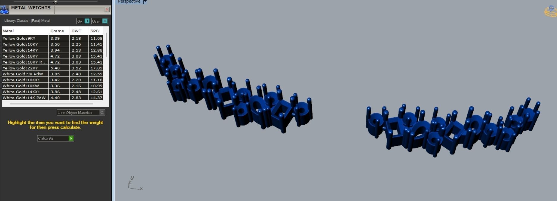 Pear and Emerald Cut Diamond Earring E 18 3D print model_4