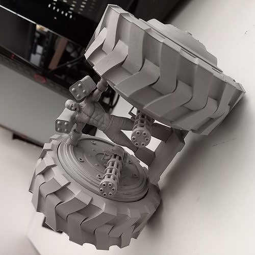 Twisted Metal - Axel 3D print model 6