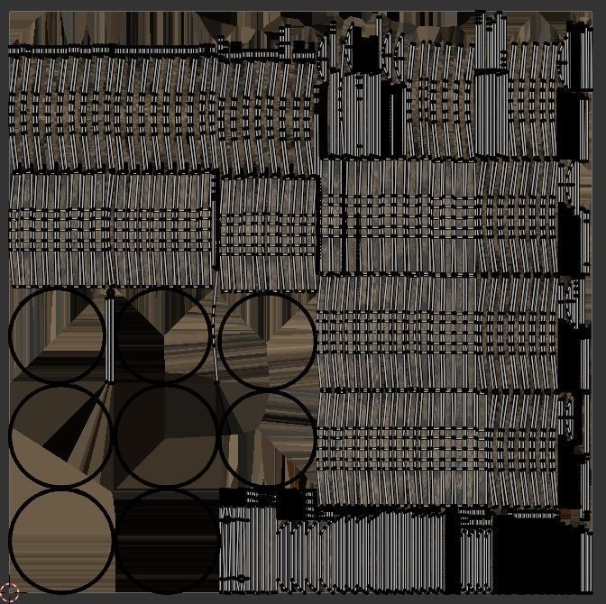 Wood barrel 3D model_5