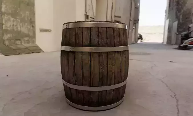 Wood barrel
