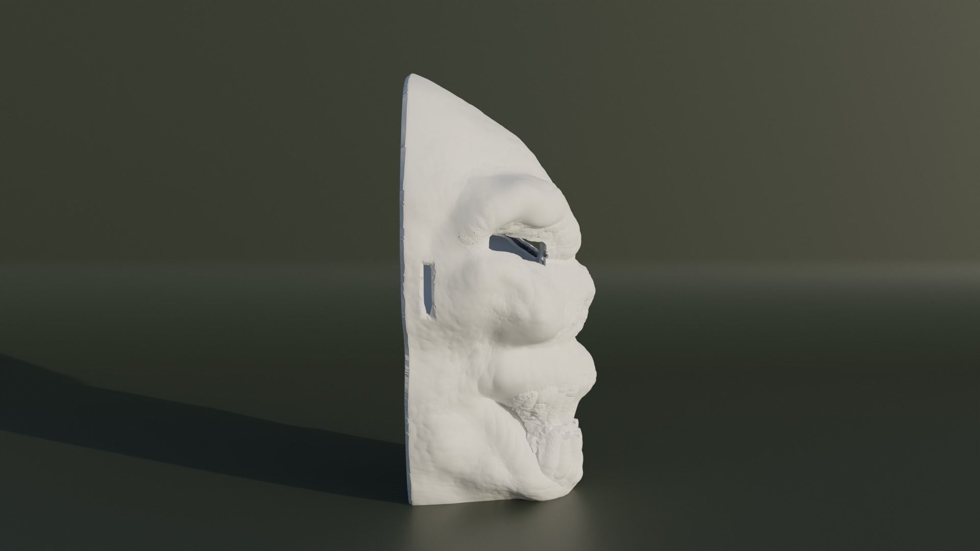 Skull Face Mask - Death Head Cosplay 3D print model_12