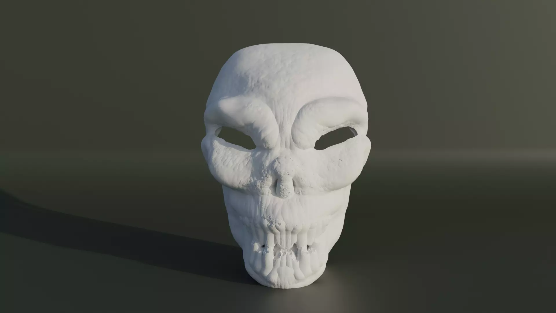 Skull Face Mask - Death Head Cosplay 3D print model_0