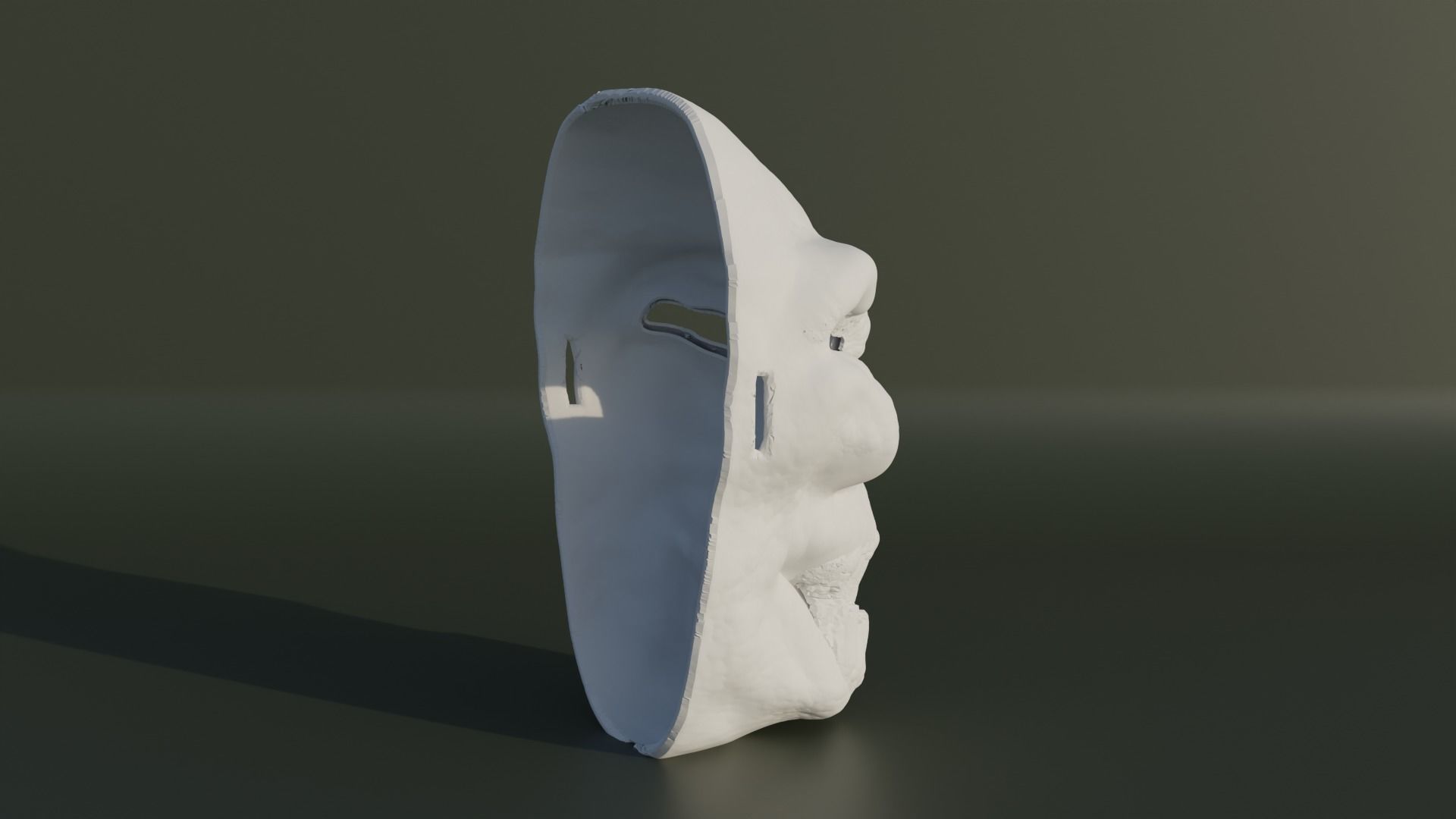 Skull Face Mask - Death Head Cosplay 3D print model_6
