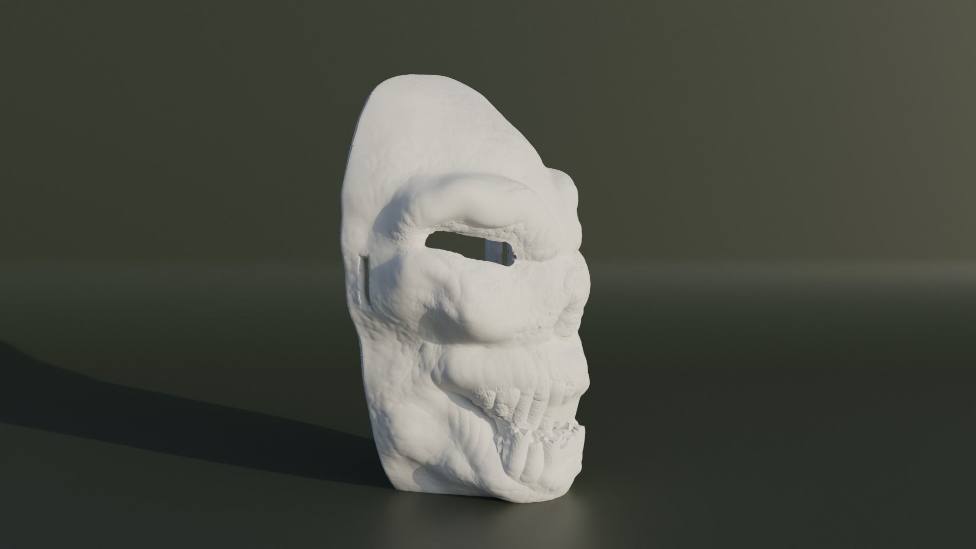Skull Face Mask - Death Head Cosplay 3D print model_13