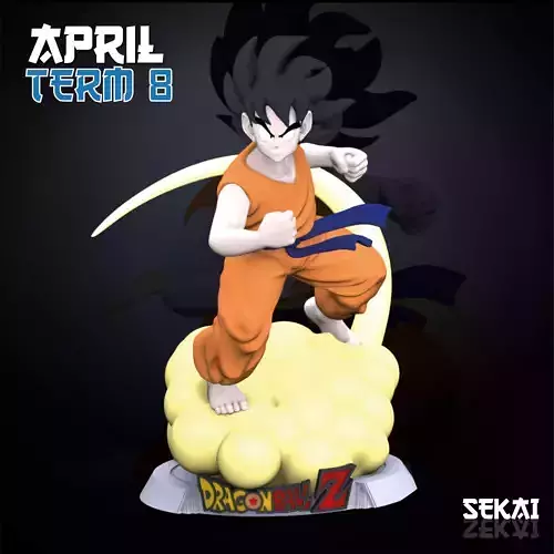 Goku Sculpture Sekai 3D Models Ready for 3D printing