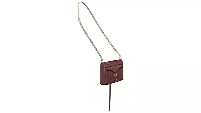 Hung Cross Shoulder Leather Handbag
