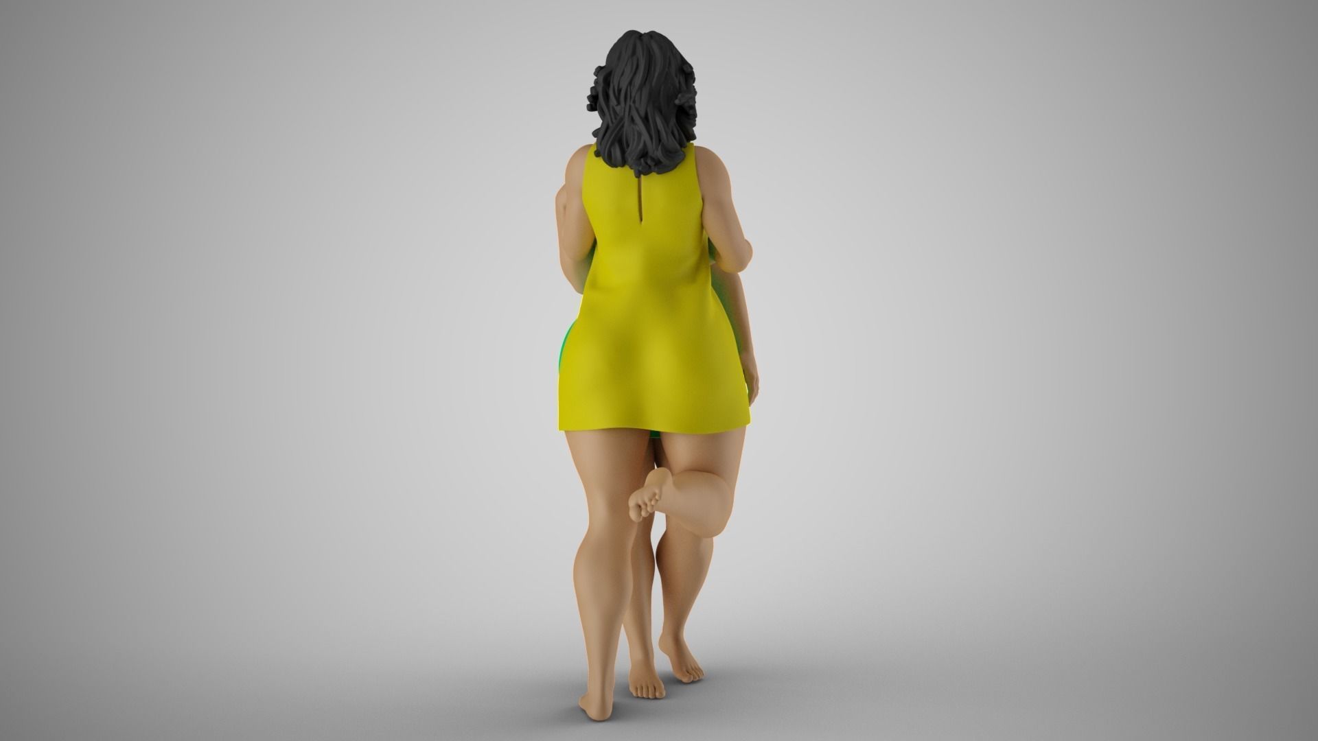 Sympathize two women hugging each 3D print model_5