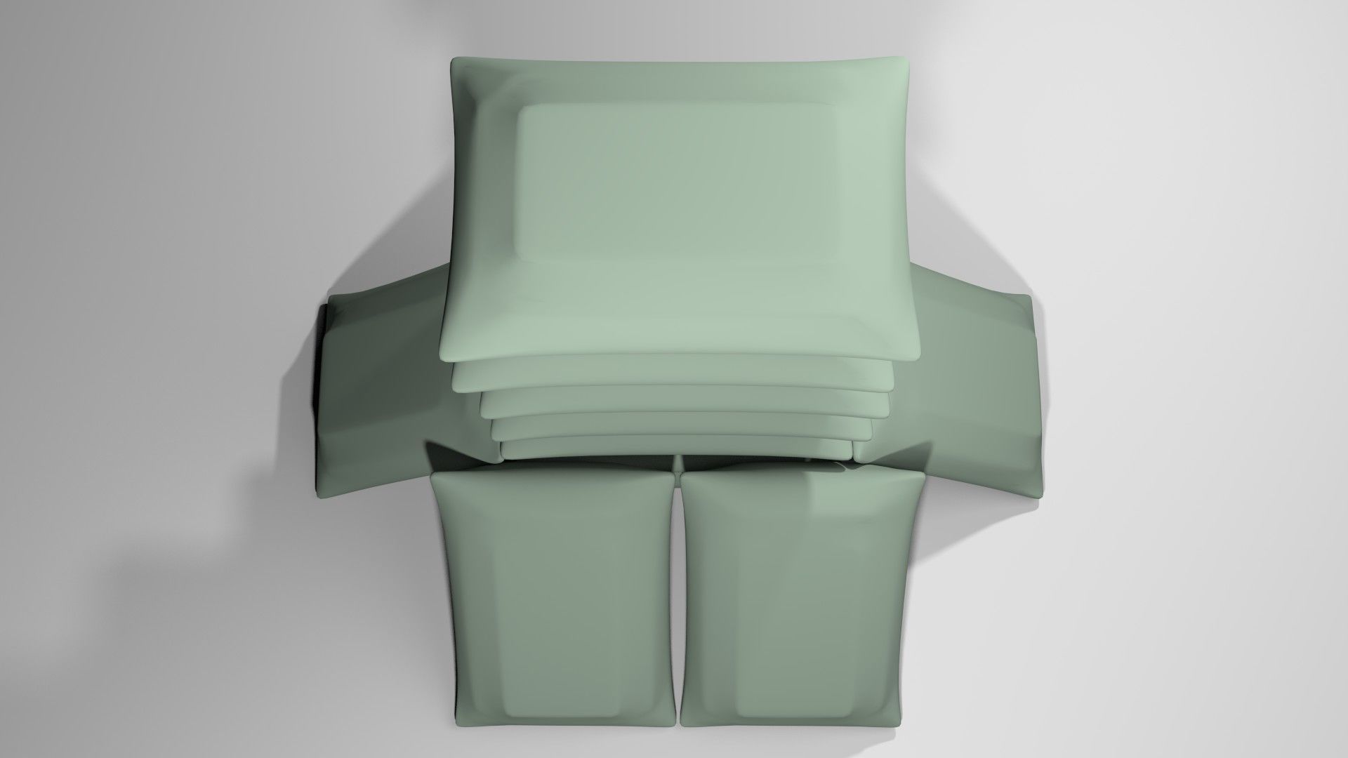 Sandbag Bunker - Towering Hesco 3D model_2