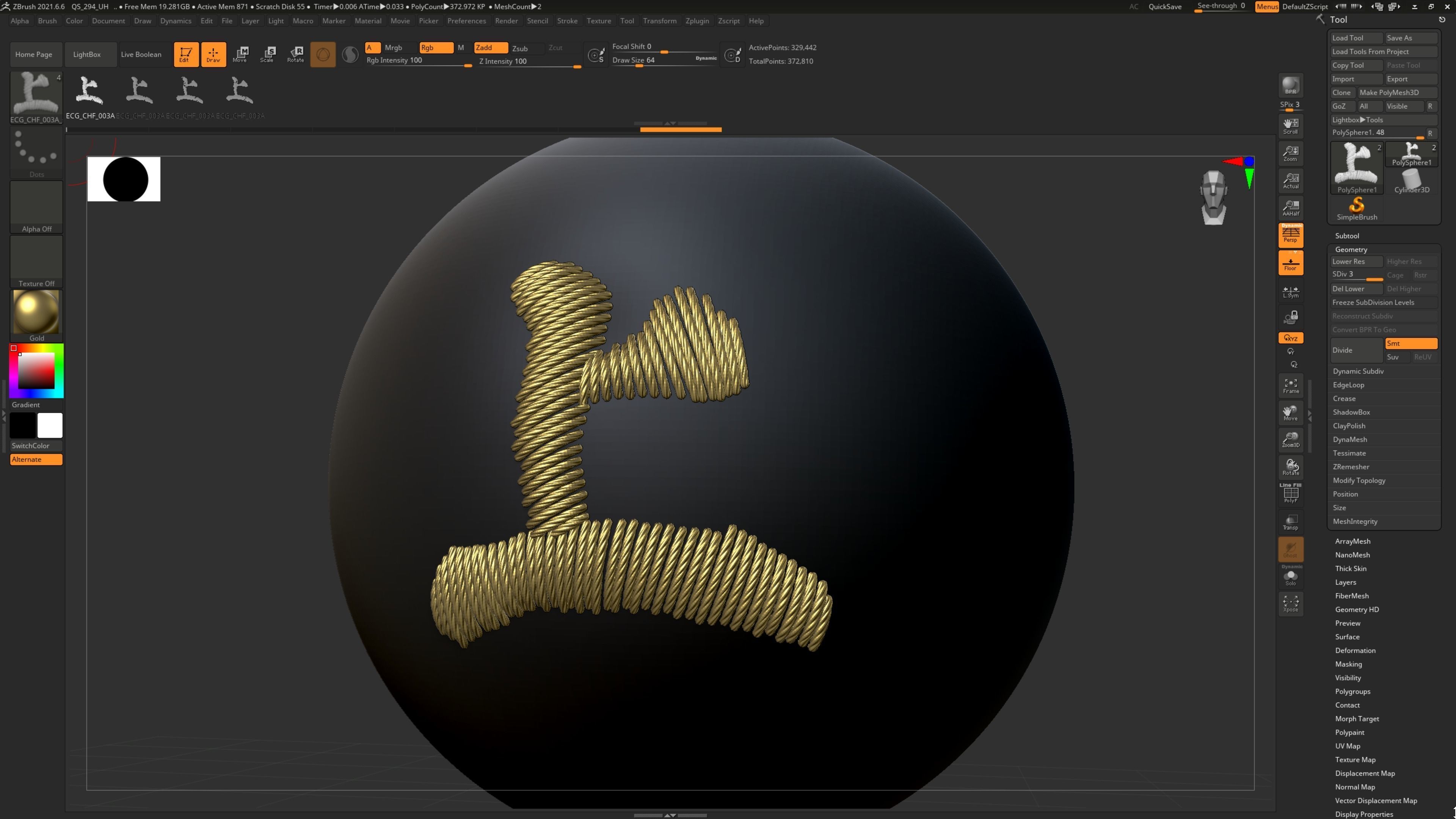 EmbroideryCG Font Chinese 03A shang 3D model 3D model_1