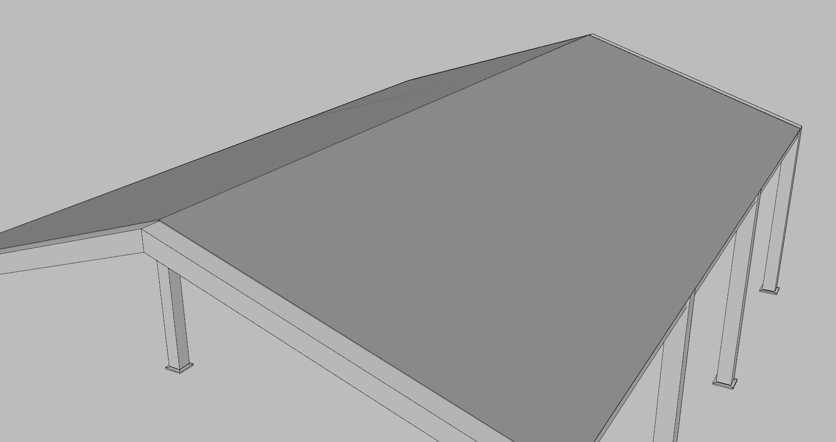 Large Tent Low-poly 3D model_8