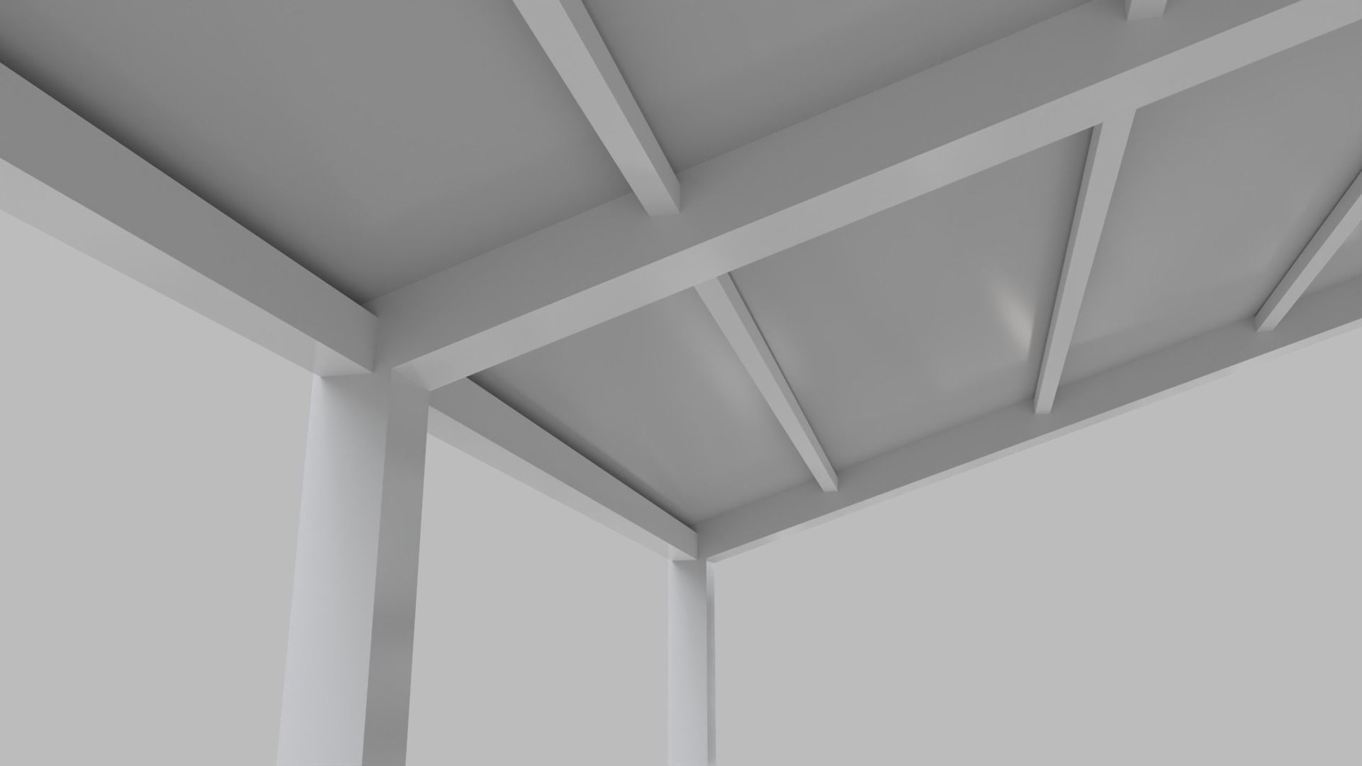 Large Tent Low-poly 3D model_2