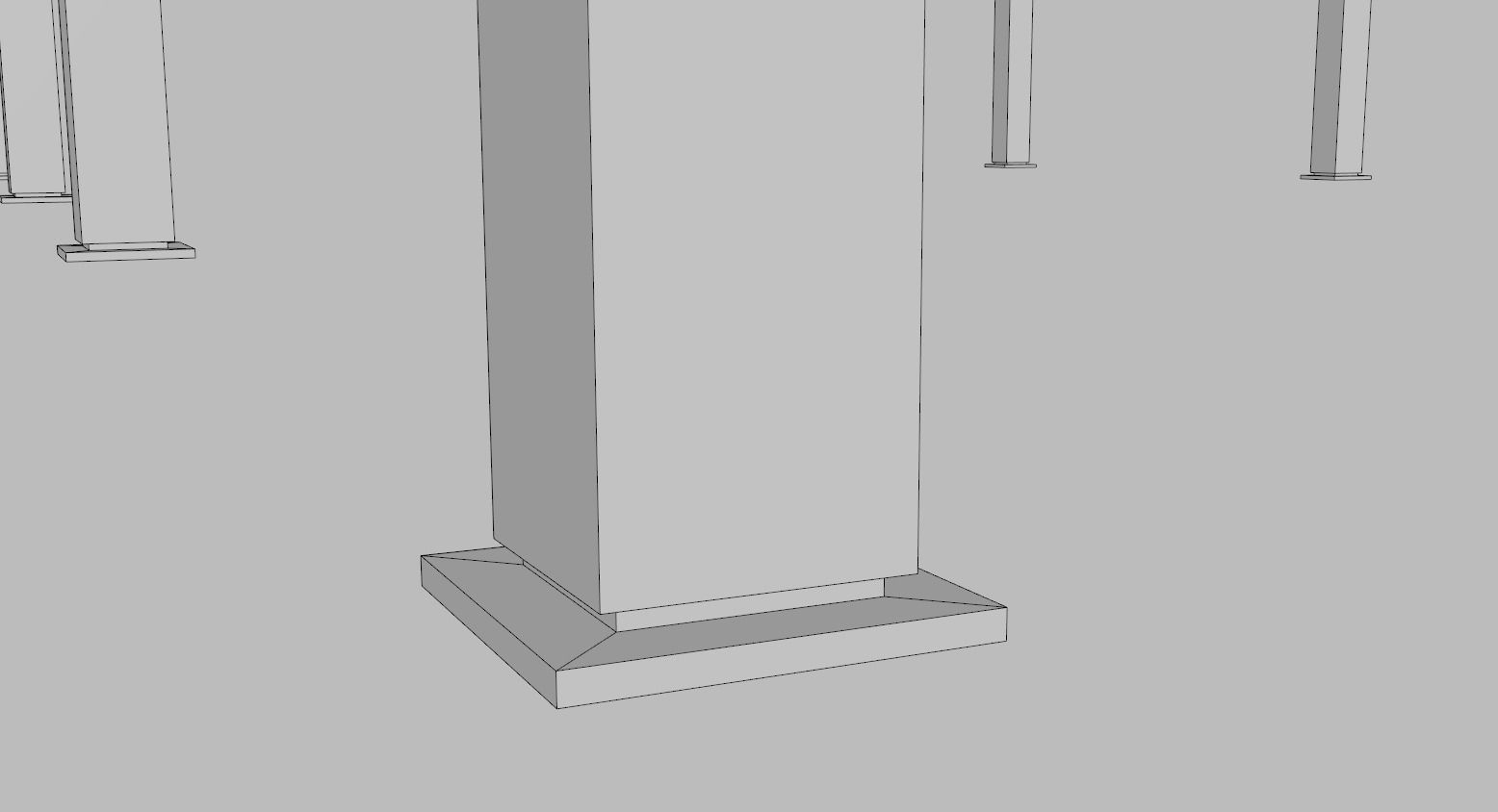 Large Tent Low-poly 3D model_7