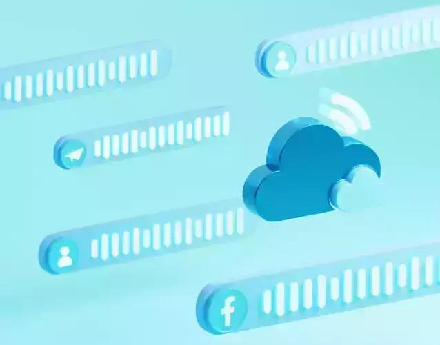 Cloud And Network 3D model