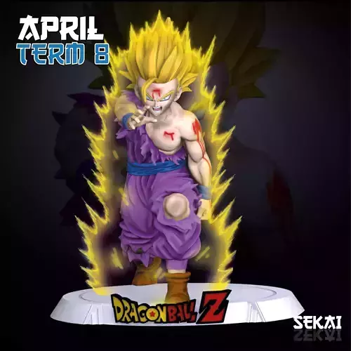 Gohan Sculpture Sekai 3D Models Tested and Ready for 3D printing