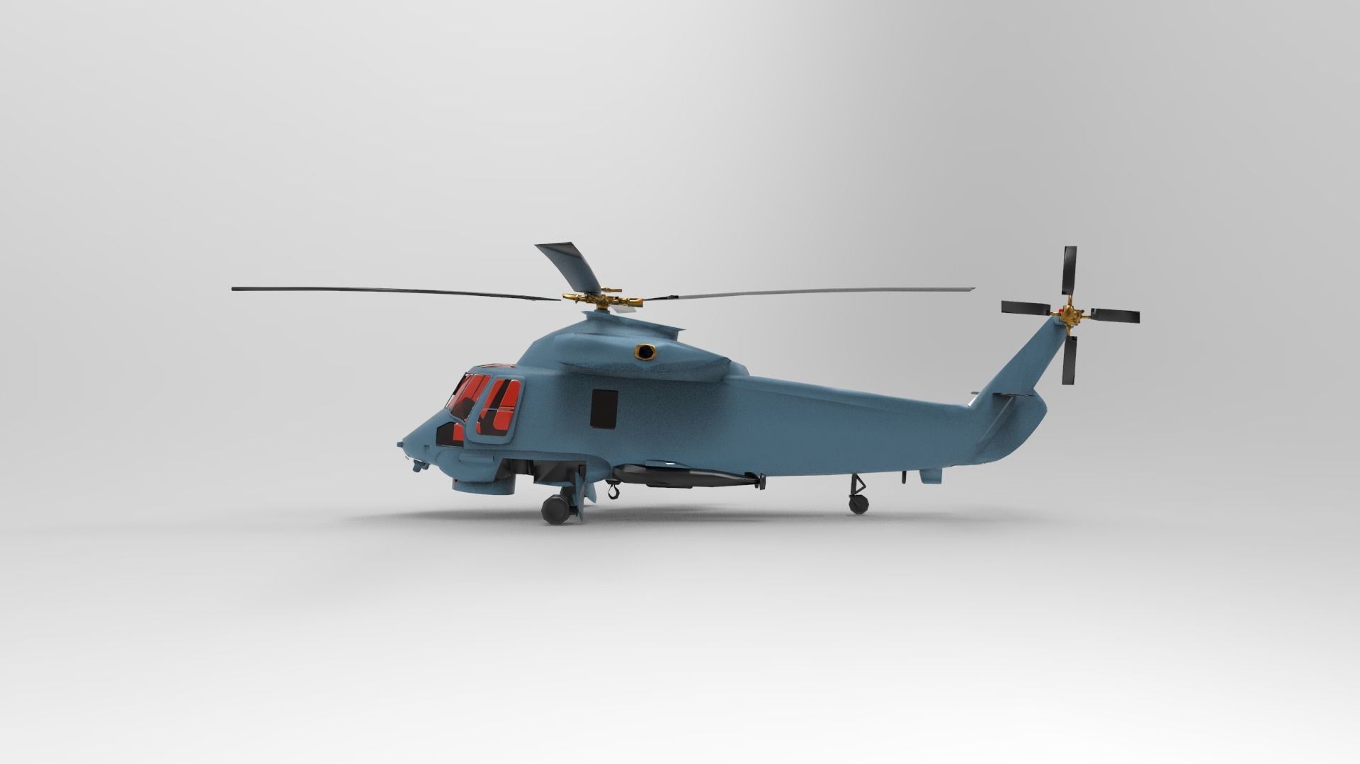 Kaman SH-2 Seasprite 3D model_5