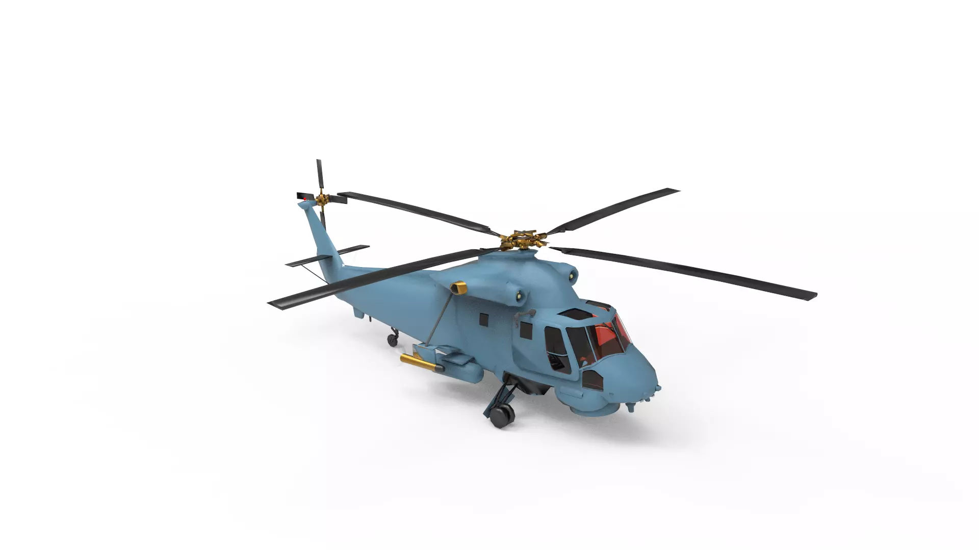 Kaman SH-2 Seasprite 3D model_0