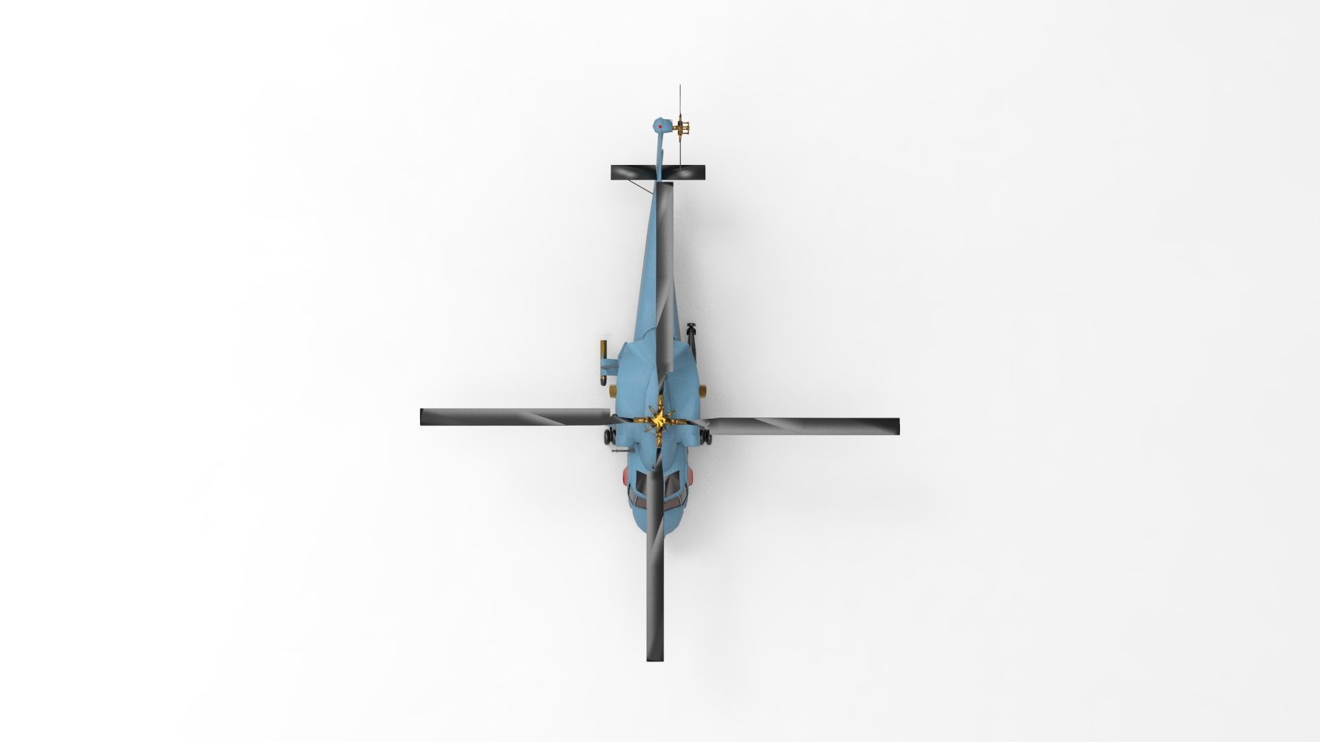 Kaman SH-2 Seasprite 3D model_4