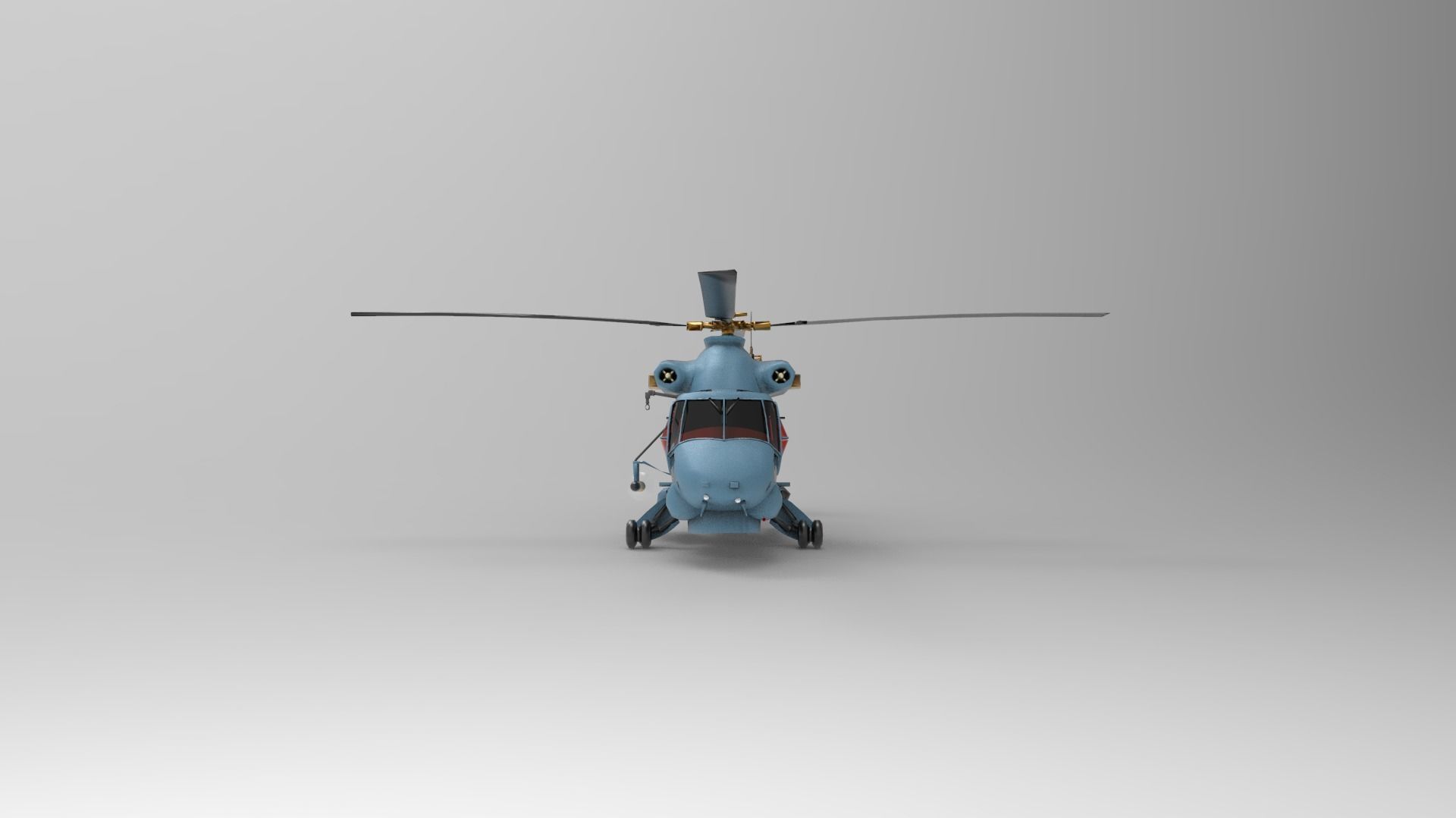 Kaman SH-2 Seasprite 3D model_2