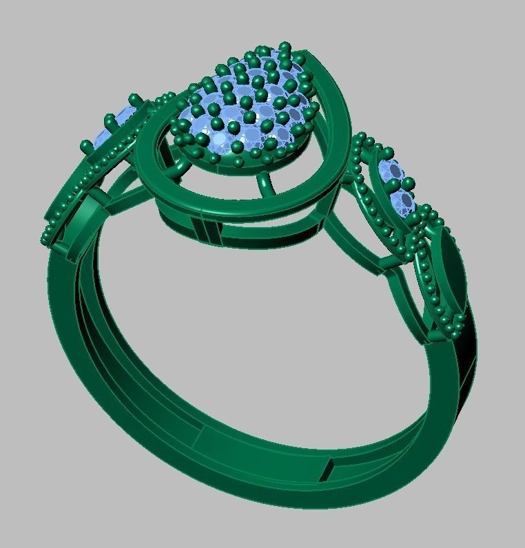 Ring 3D model 0246 3D printable model -17- 3D print model_18