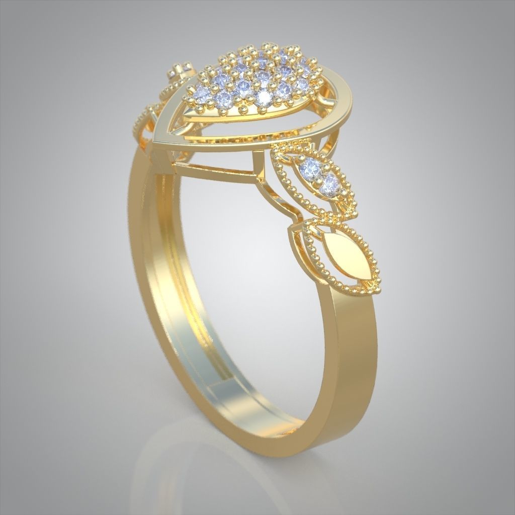 Ring 3D model 0246 3D printable model -17- 3D print model_4