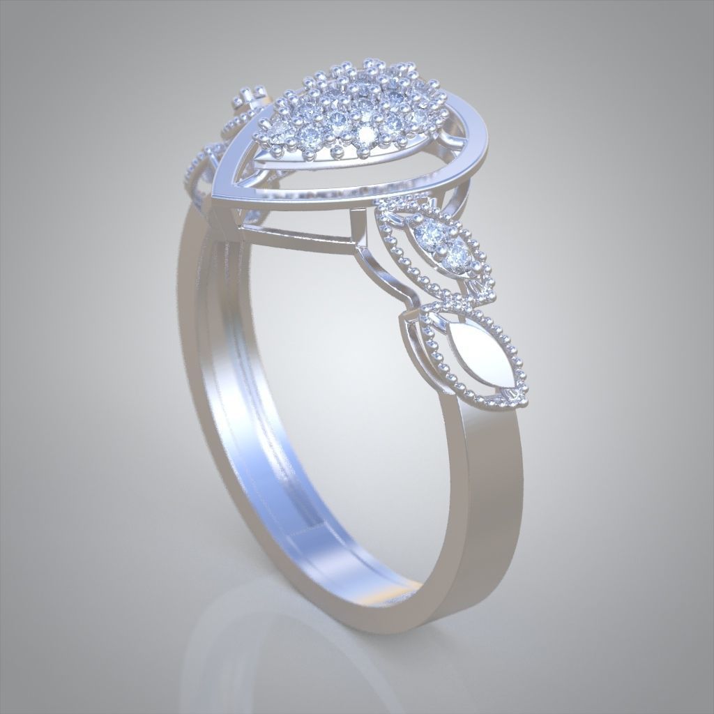 Ring 3D model 0246 3D printable model -17- 3D print model_3