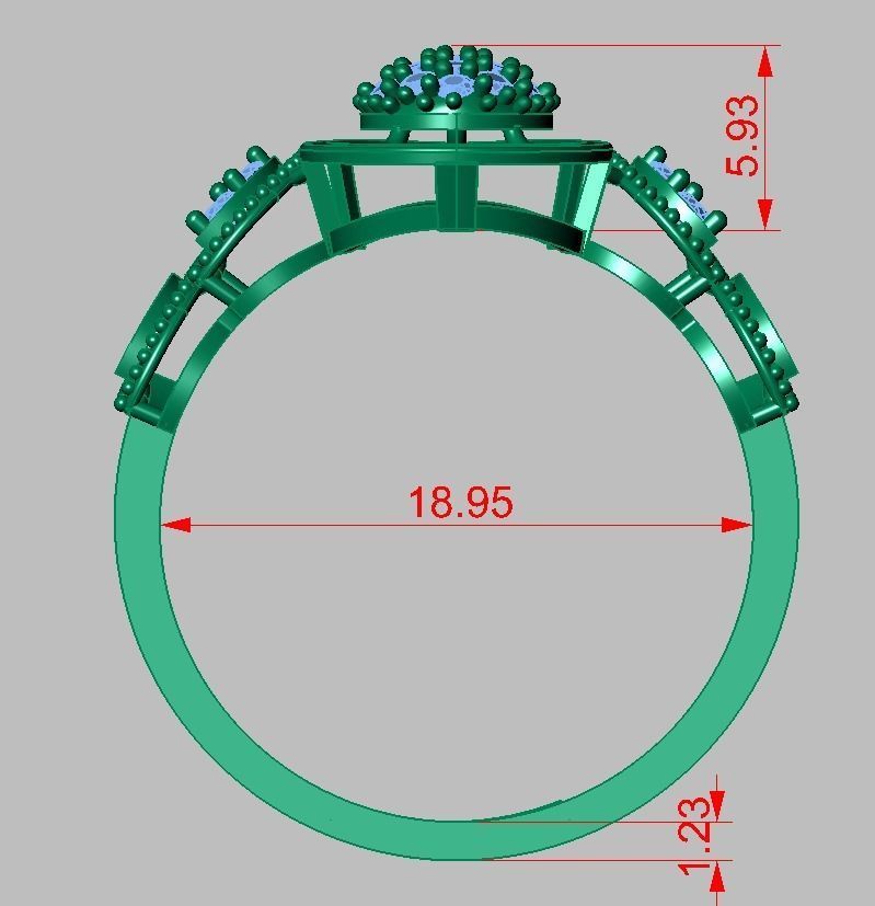 Ring 3D model 0246 3D printable model -17- 3D print model_17