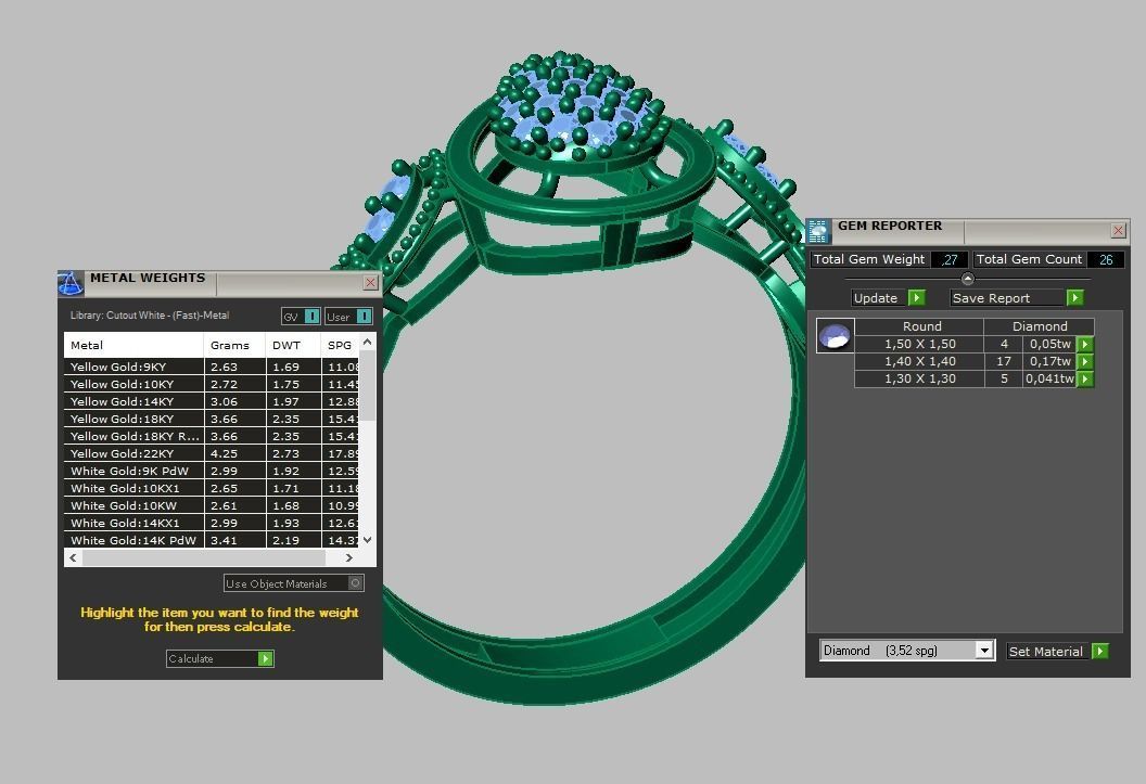 Ring 3D model 0246 3D printable model -17- 3D print model_14