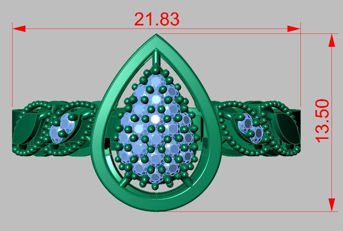 Ring 3D model 0246 3D printable model -17- 3D print model_15