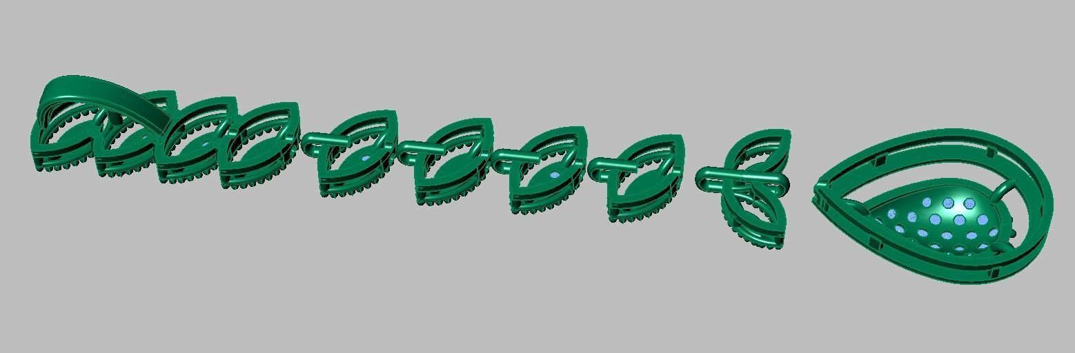 Exclusive Pendant model 3D 0158 printable model-9- 3D print model_22