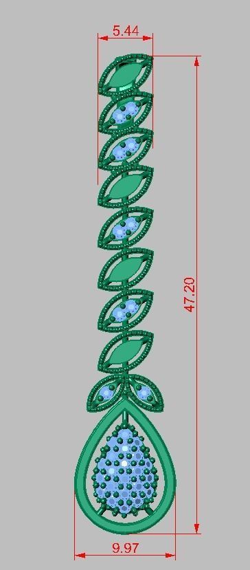 Exclusive Pendant model 3D 0158 printable model-9- 3D print model_14
