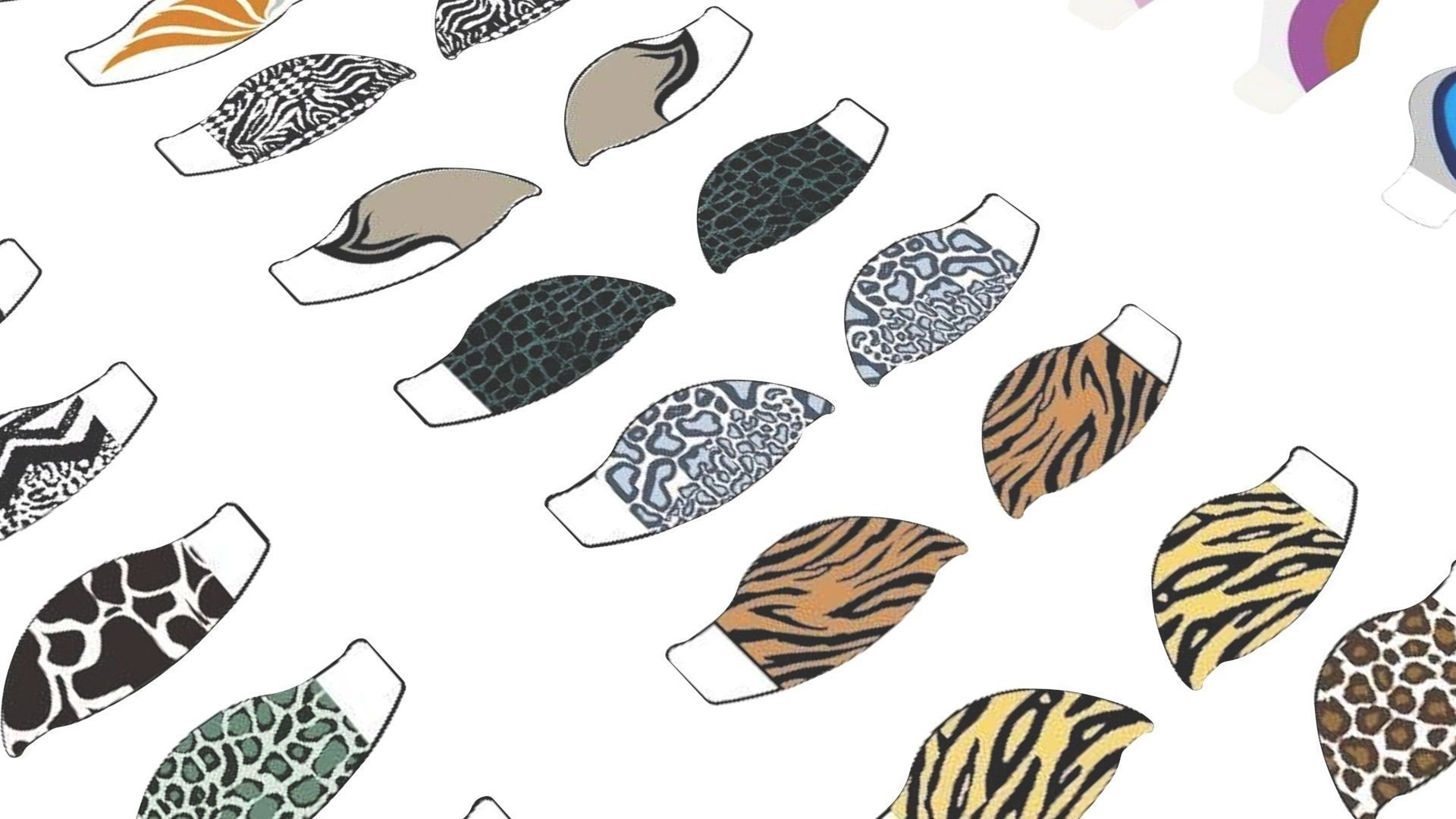 Make Up Stickers 3D model_9