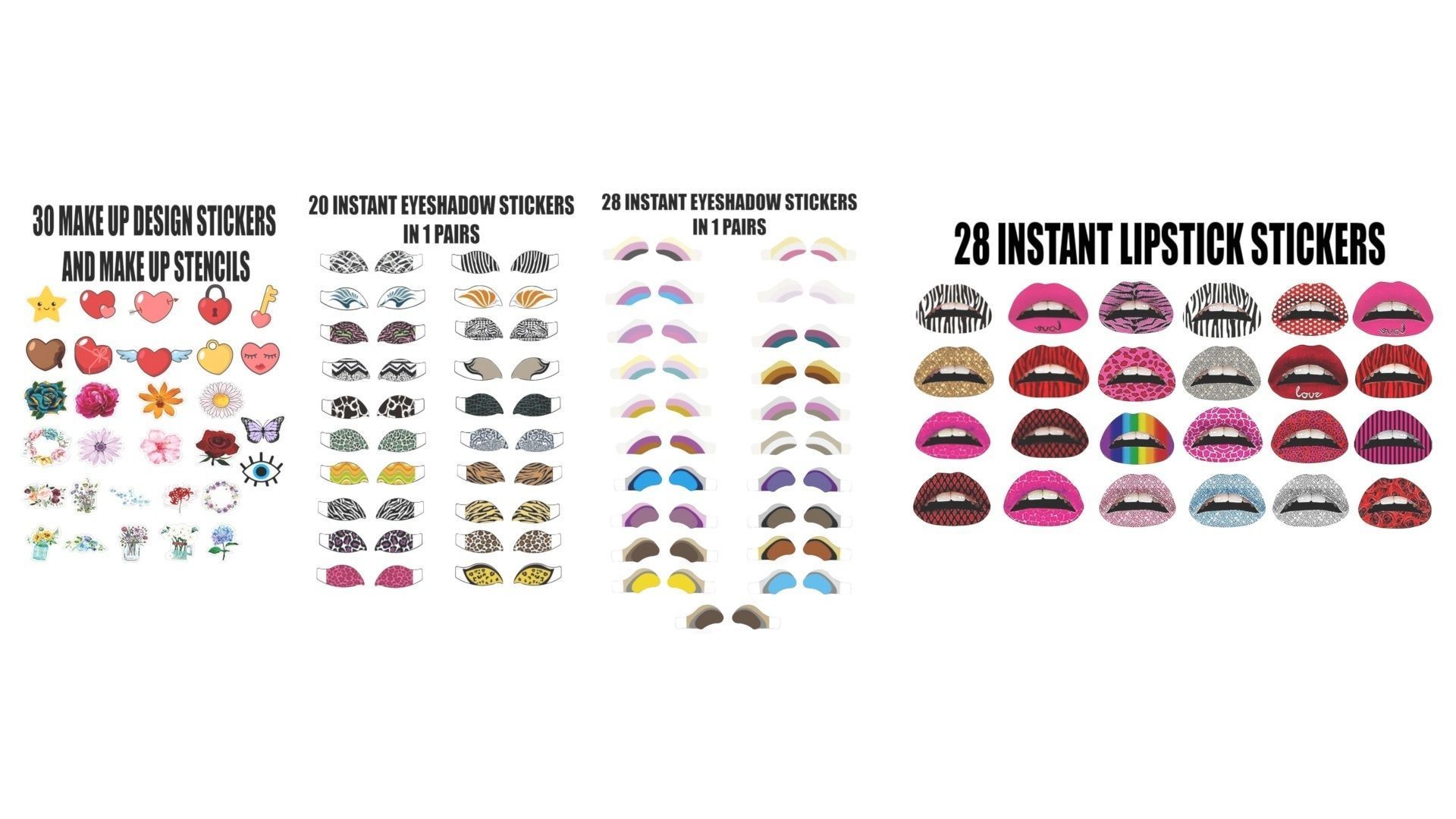 Make Up Stickers 3D model_26