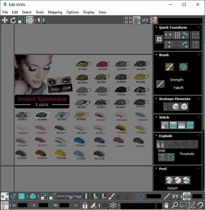 Make Up Stickers 3D model_41