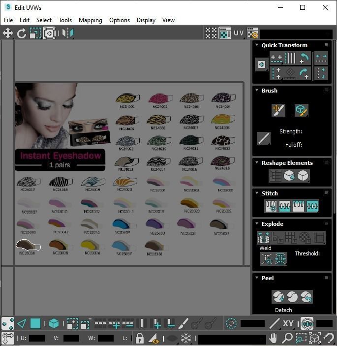 Make Up Stickers 3D model_77