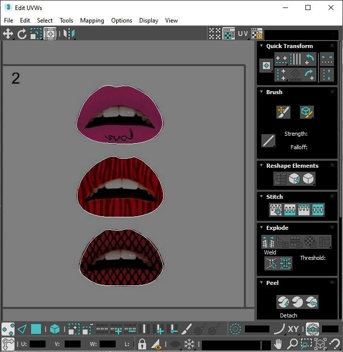 Make Up Stickers 3D model_79