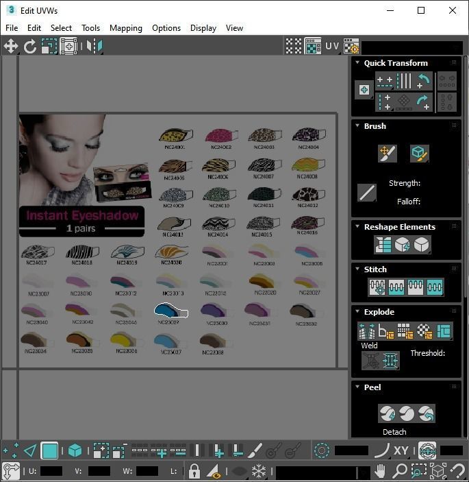 Make Up Stickers 3D model_59