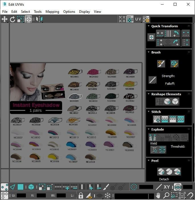 Make Up Stickers 3D model_86