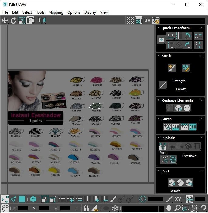Make Up Stickers 3D model_45