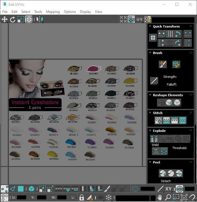 Make Up Stickers 3D model_56