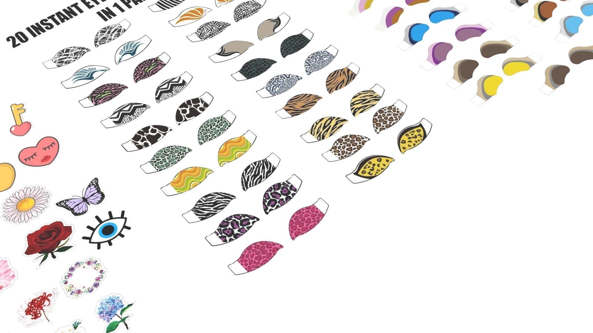 Make Up Stickers 3D model_8