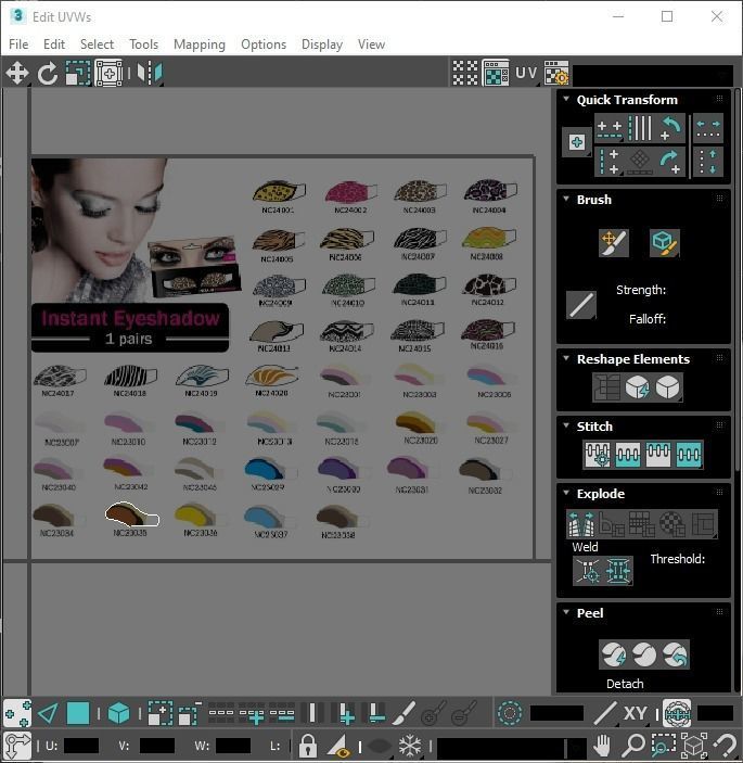 Make Up Stickers 3D model_81