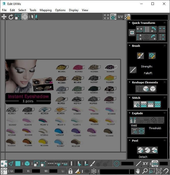 Make Up Stickers 3D model_60