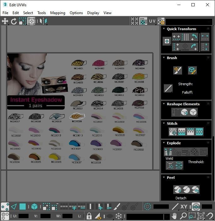 Make Up Stickers 3D model_46