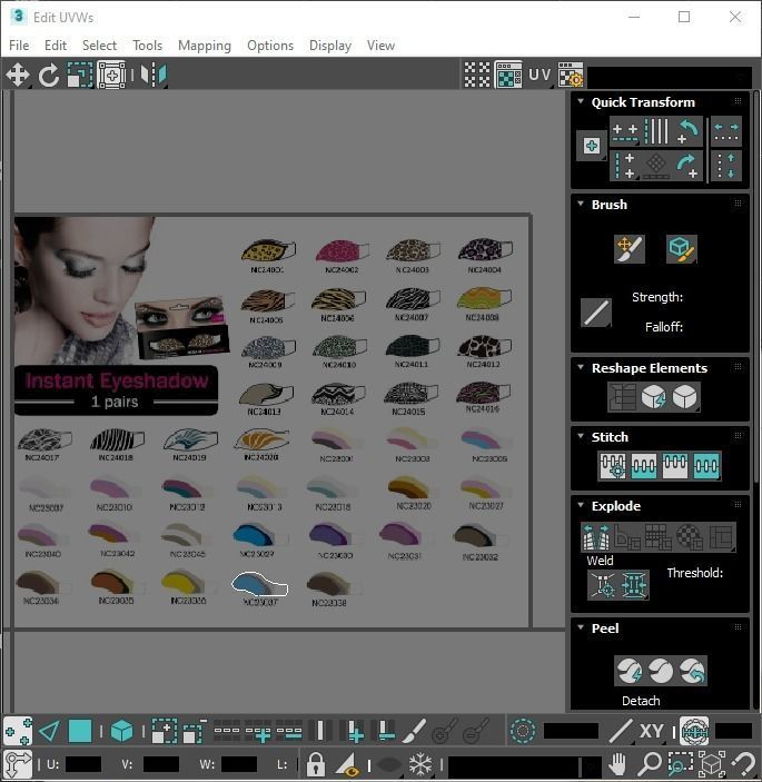 Make Up Stickers 3D model_76